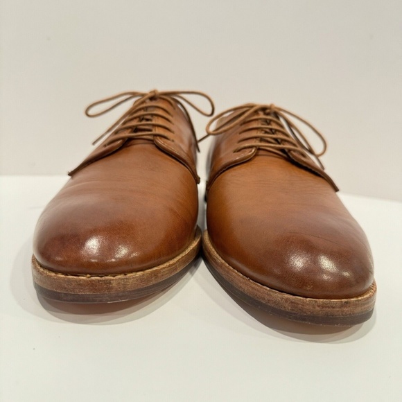 H by Hudson England Oxford Lace Up Shoe Mens Size 43 US 10 Tan Leather Made UAE main image 11